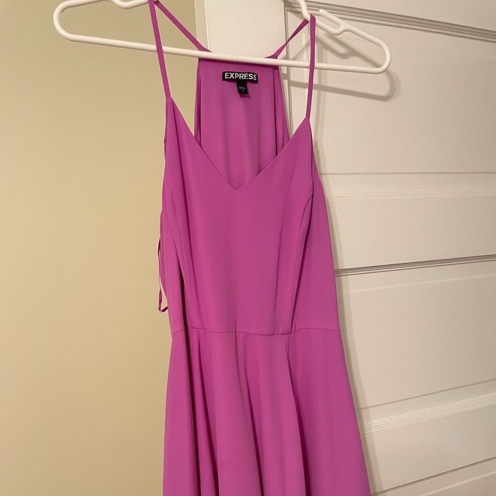 Purple express dress worn few times, perfect condition like new!